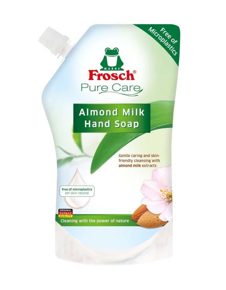 Frosch Tekuté mýdlo Mandlové mléko EKO náhradní náplň 500 ml Frosch