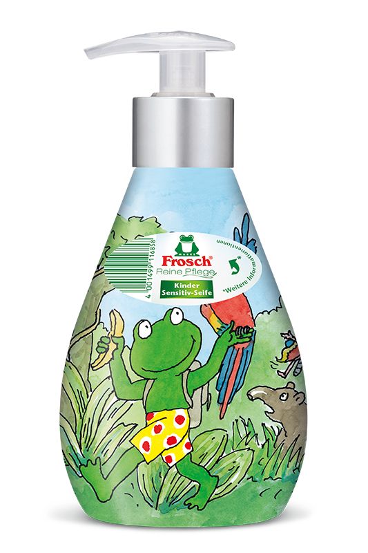 Frosch Tekuté mýdlo pro děti EKO dávkovač 300 ml Frosch