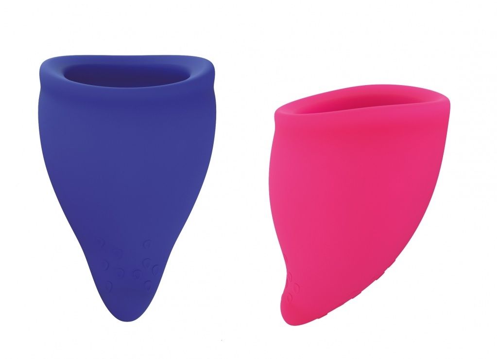 Fun Factory Fun Cup Explore Kit menstruační kalíšky 2 ks modrý/růžový Fun Factory