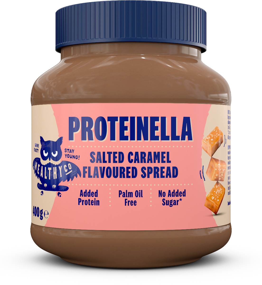 HealthyCo Proteinella slaný karamel 400 g HealthyCo
