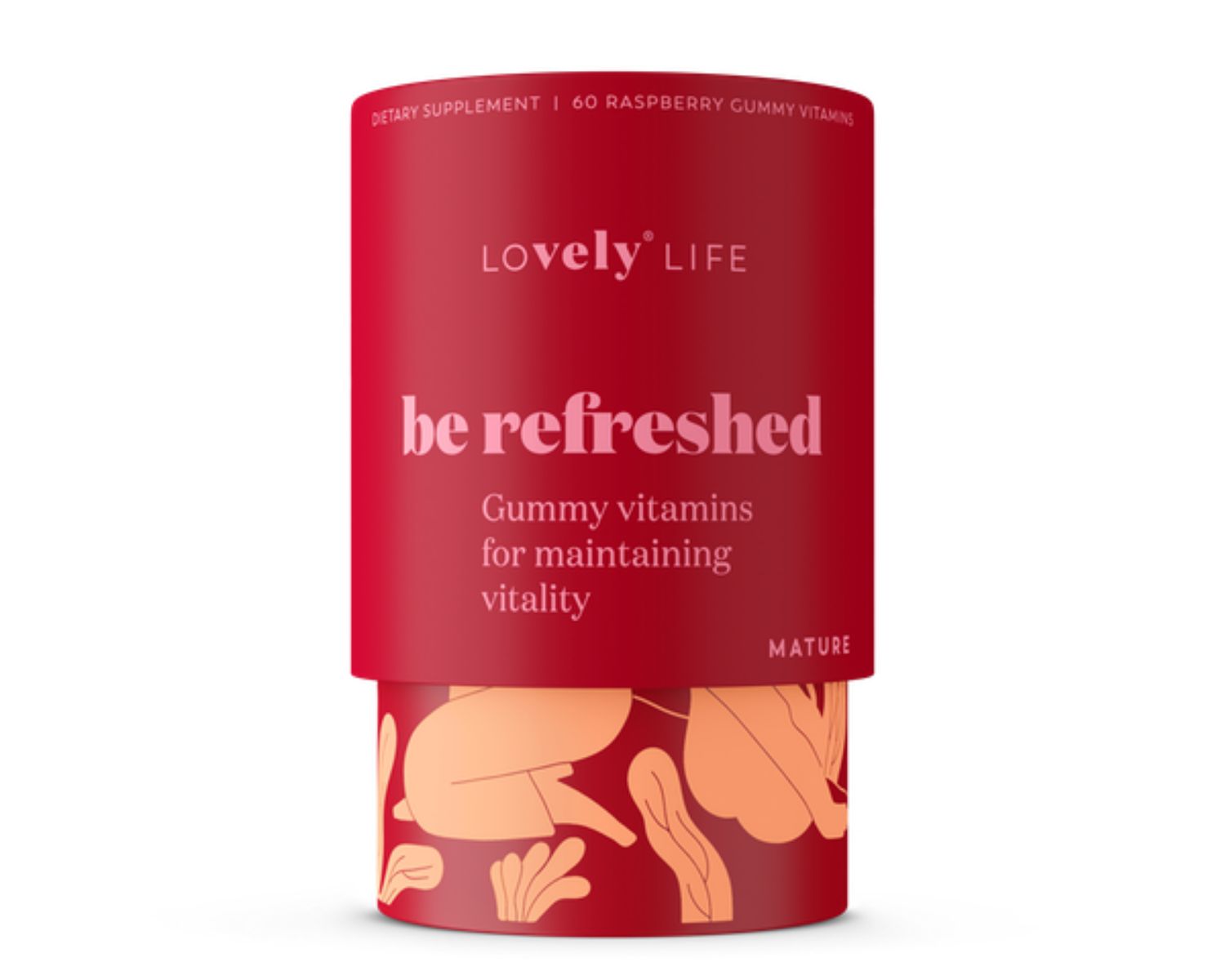 LOVELY LIFE Be refreshed gumové vitamíny pro udržení vitality 60 ks LOVELY LIFE