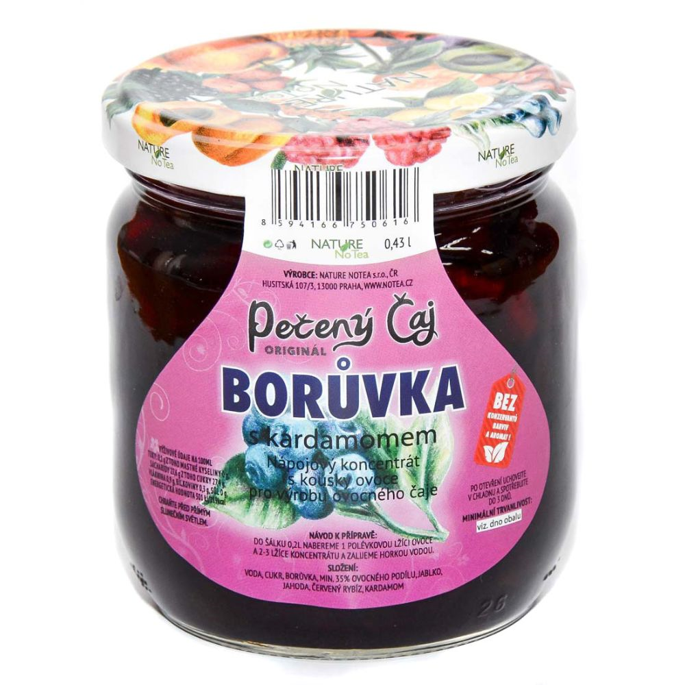 Nature Notea Čaj pečený Borůvka s kardamomem 430 g Nature Notea