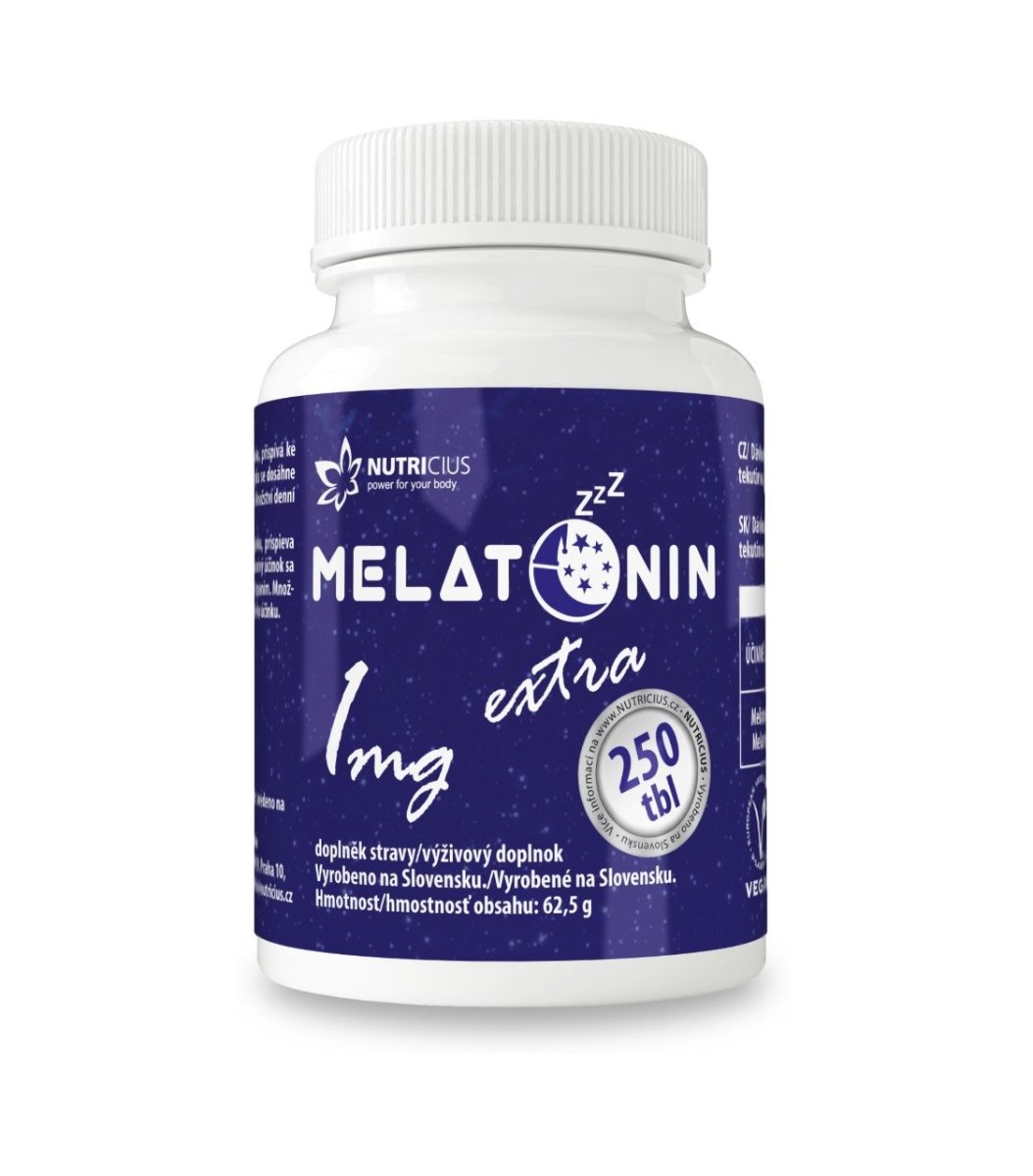 Nutricius Melatonin 1 mg extra 250 tablet Nutricius
