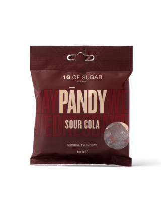 PÄNDY Candy Sour Cola gumové bonbony 50 g PÄNDY
