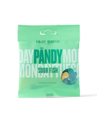 PÄNDY Candy Sour Fish gumové bonbony 50 g PÄNDY