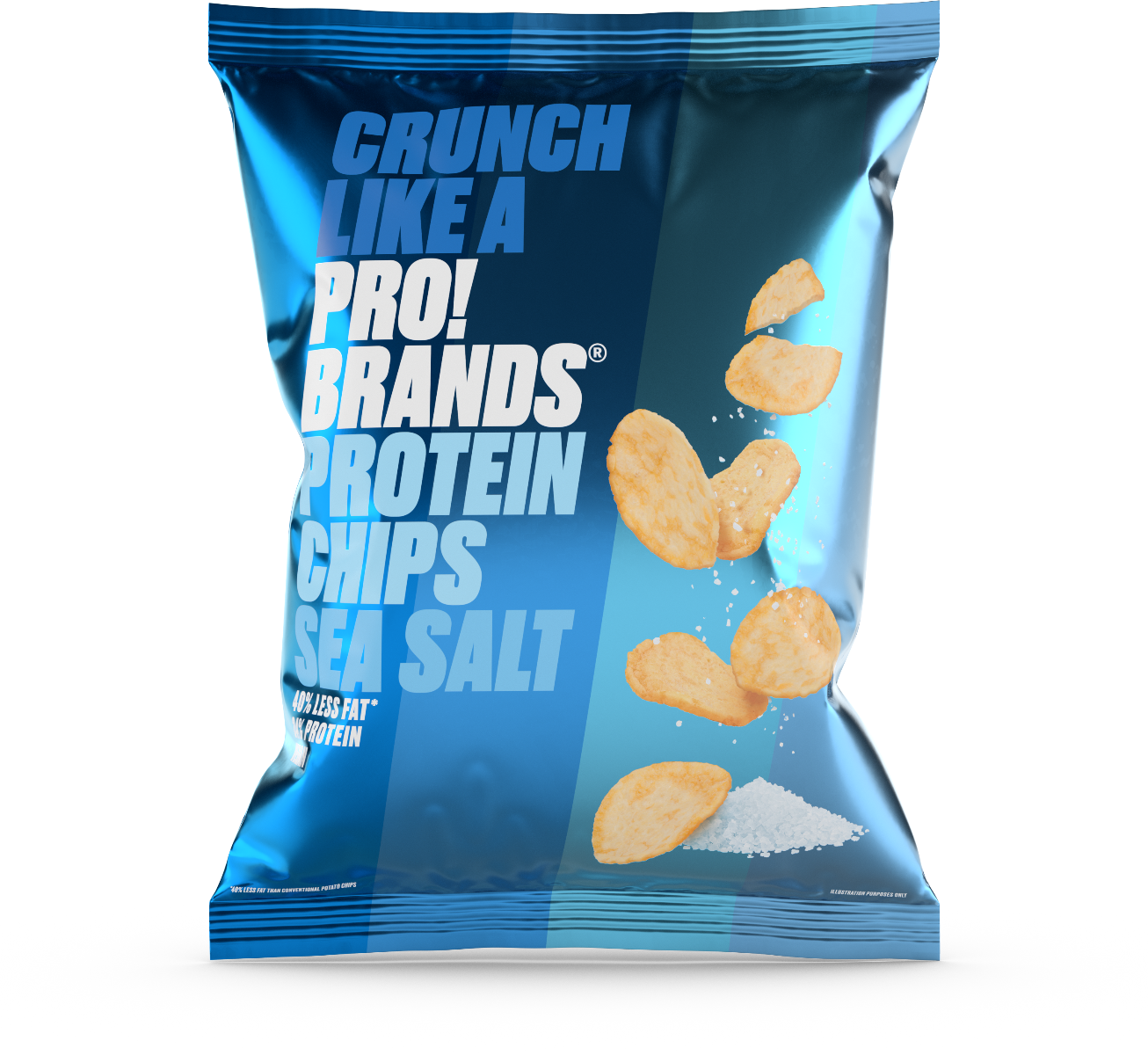 PRO!BRANDS Protein Chips sůl 50 g PRO!BRANDS