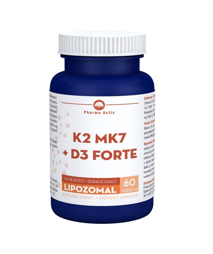 Pharma Activ Lipozomal K2 MK7 + D3 Forte 60 tobolek Pharma Activ