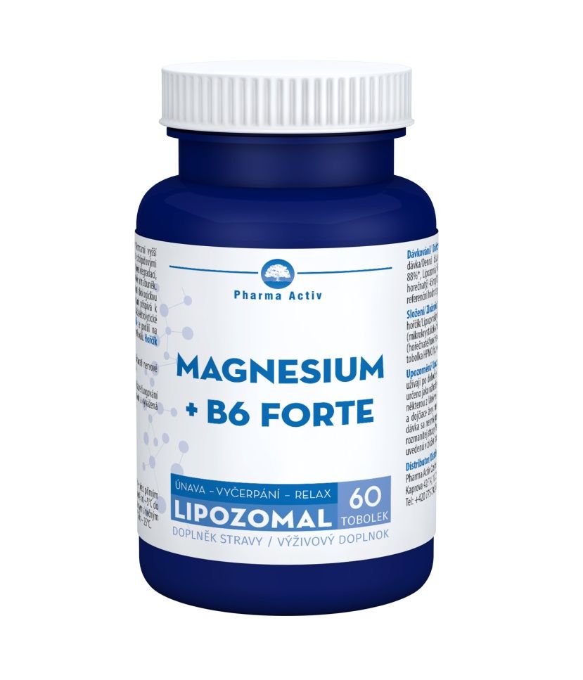 Pharma Activ Lipozomal Magnesium + B6 Forte 60 tobolek Pharma Activ