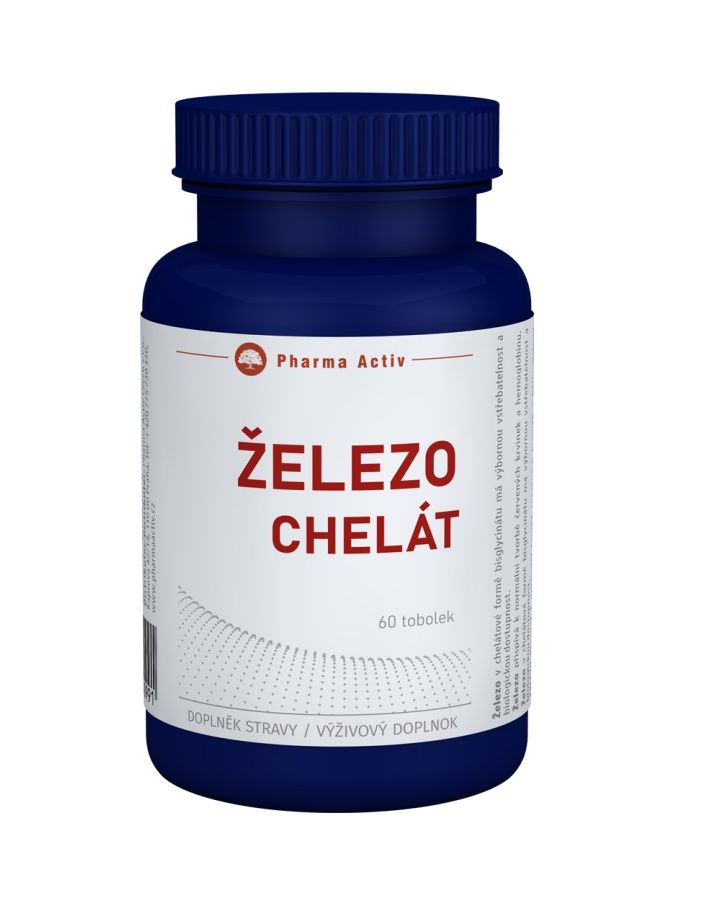 Pharma Activ Železo Chelát 60 tobolek Pharma Activ