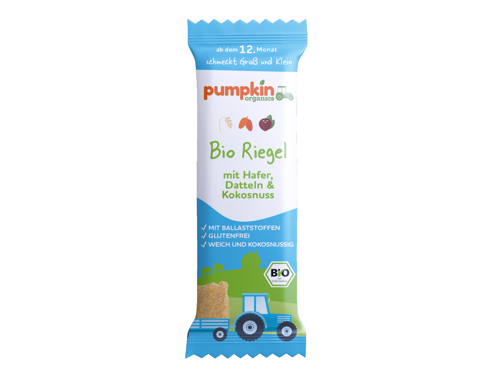 Pumpkin Organics BIO Ovesná tyčinka s datlemi a kokosem 20 g Pumpkin Organics