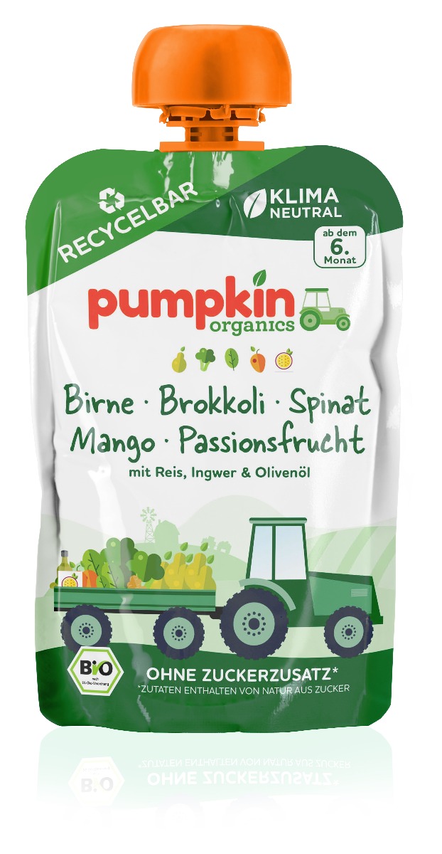Pumpkin Organics BIO Zeleninový pyré Brokolice