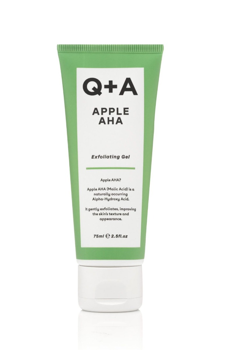 Q+A Exfoliační mycí gel s kyselinou AHA 75 ml Q+A