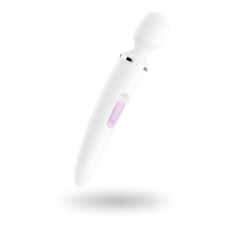 Satisfyer Wand-er Woman vibrátor/masážní hlavice bílá Satisfyer