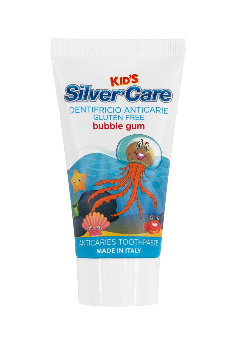 Silver care Dětská zubní pasta bubble gum 50 ml Silver care