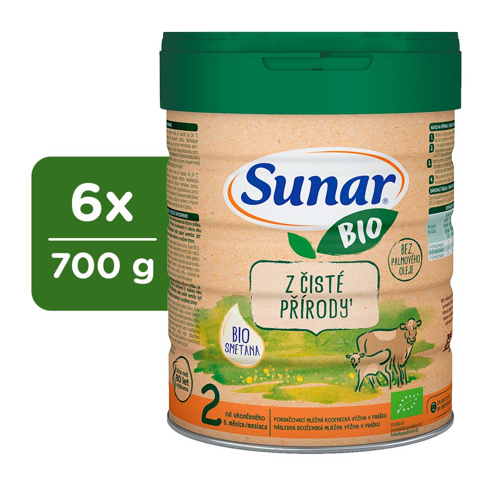 Sunar BIO 2 6x700 g Sunar