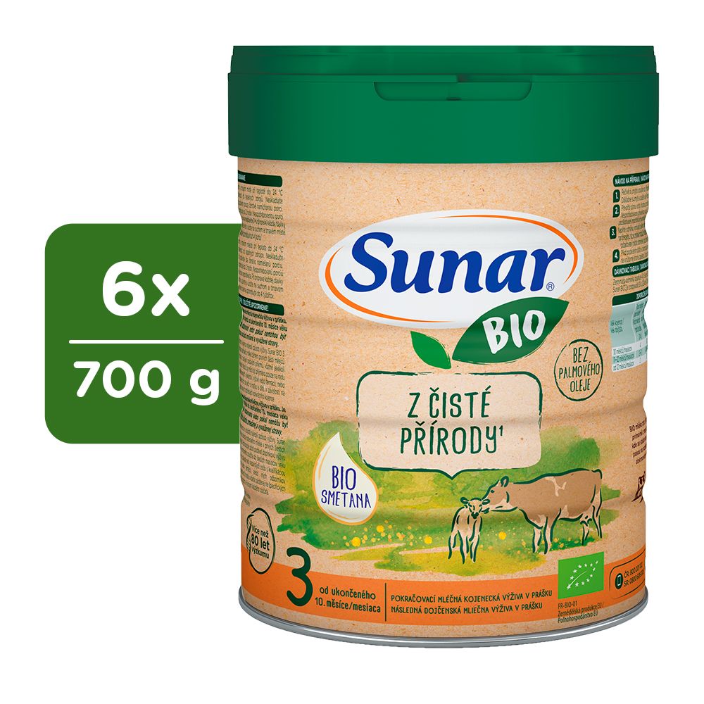 Sunar BIO 3 6x700 g Sunar