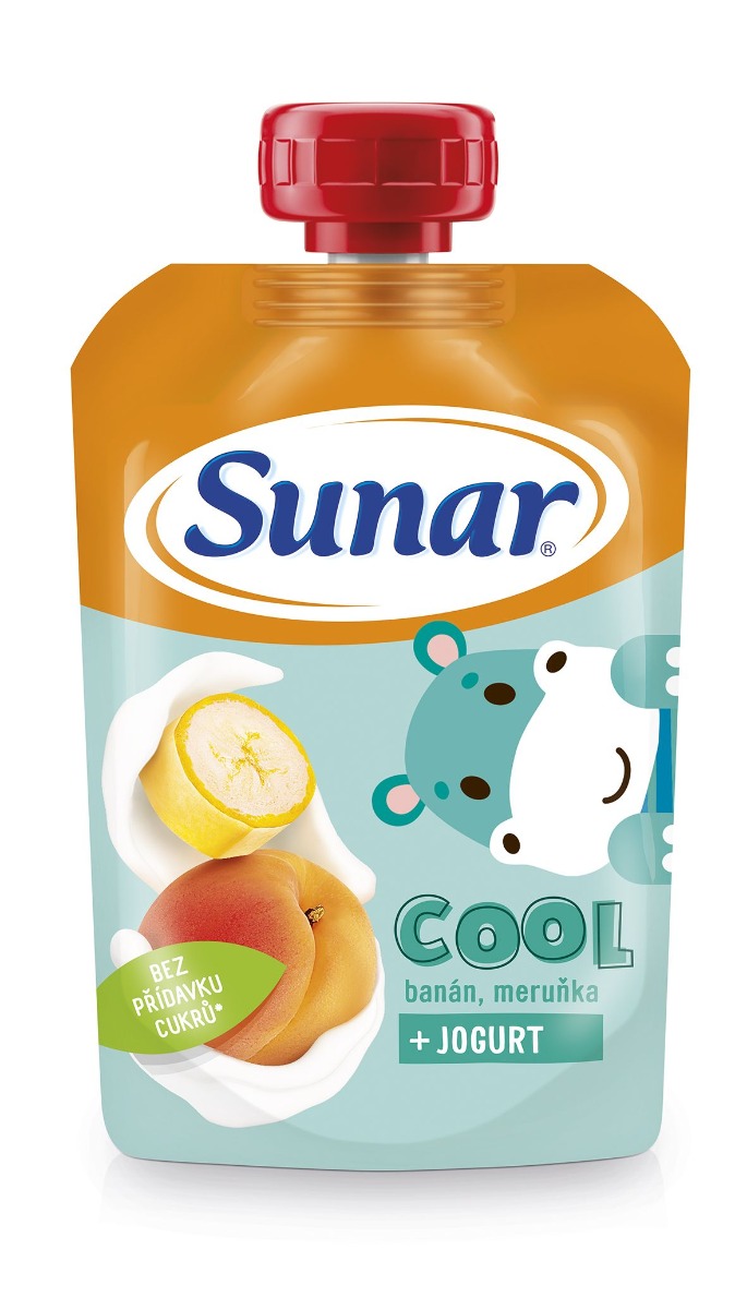 Sunar Cool banán meruňka jogurt kapsička 110 g Sunar