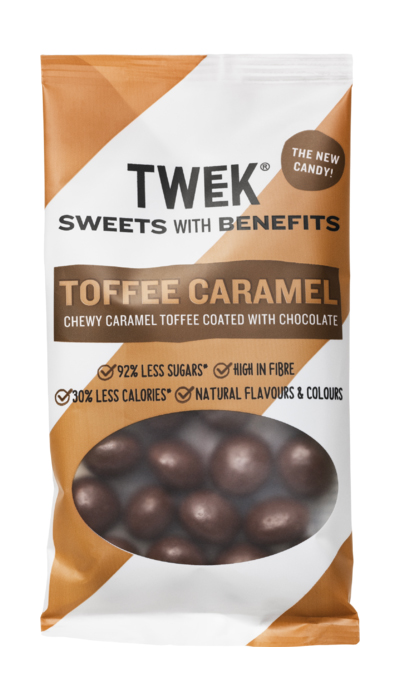 TWEEK Toffee Caramel bonbóny v mléčné čokoládě 65 g TWEEK