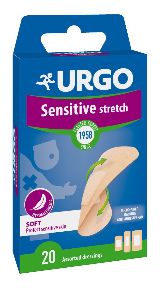 Urgo Sesitive citlivá pokožka náplast 20 ks Urgo