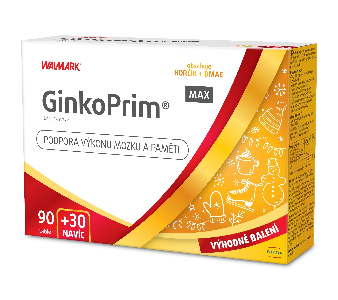 Walmark GinkoPrim MAX 90+30 tablet navíc Walmark