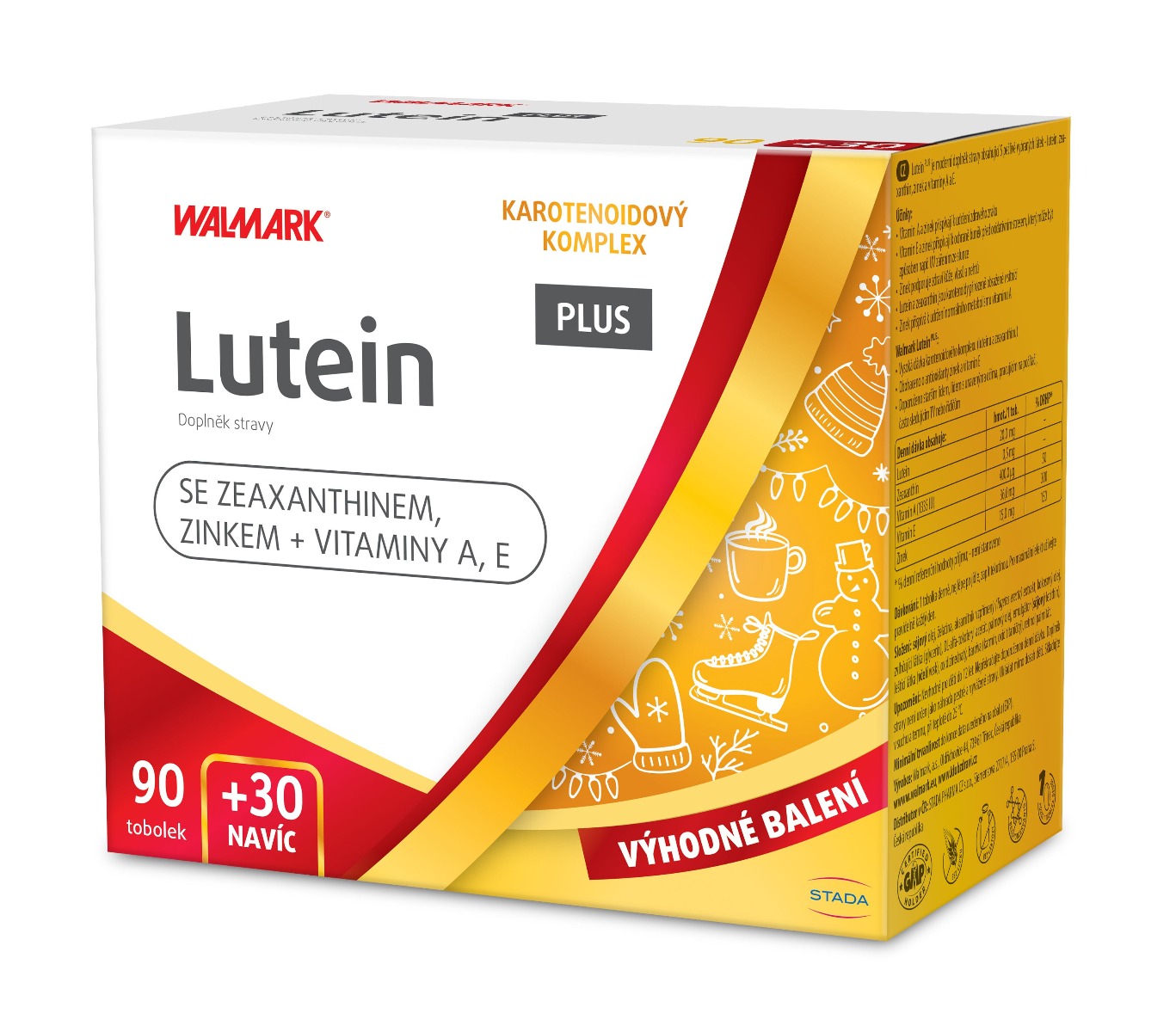 Walmark Lutein Plus 90+30 tobolek navíc Walmark