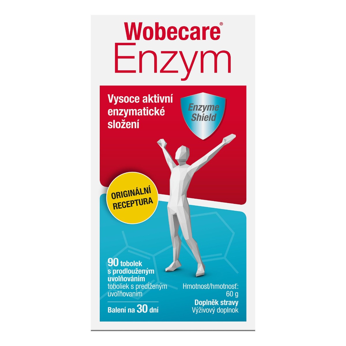 Wobecare Enzym 90 tobolek Wobecare