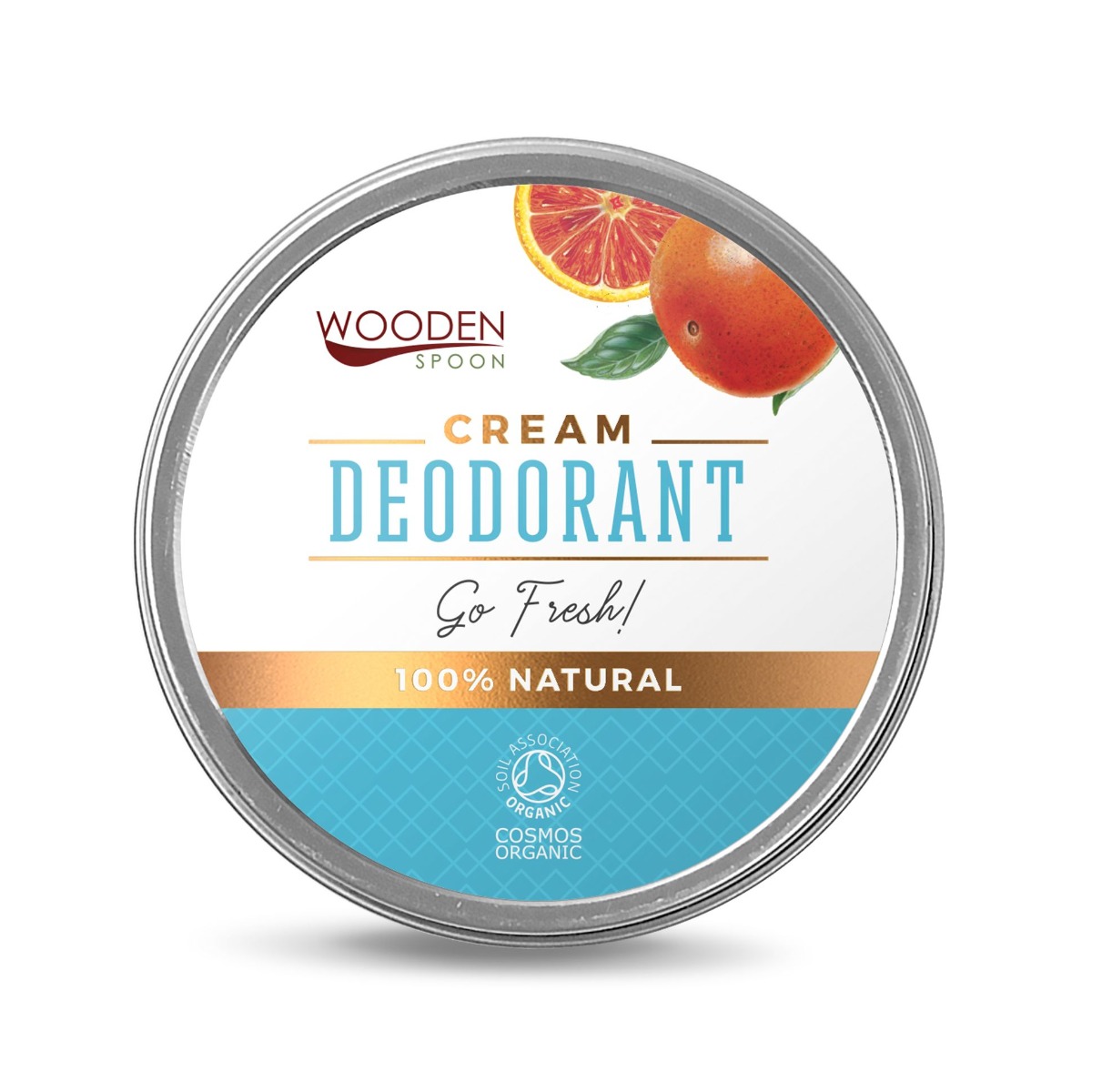 WoodenSpoon Přírodní krémový deodorant Go Fresh 60 ml WoodenSpoon