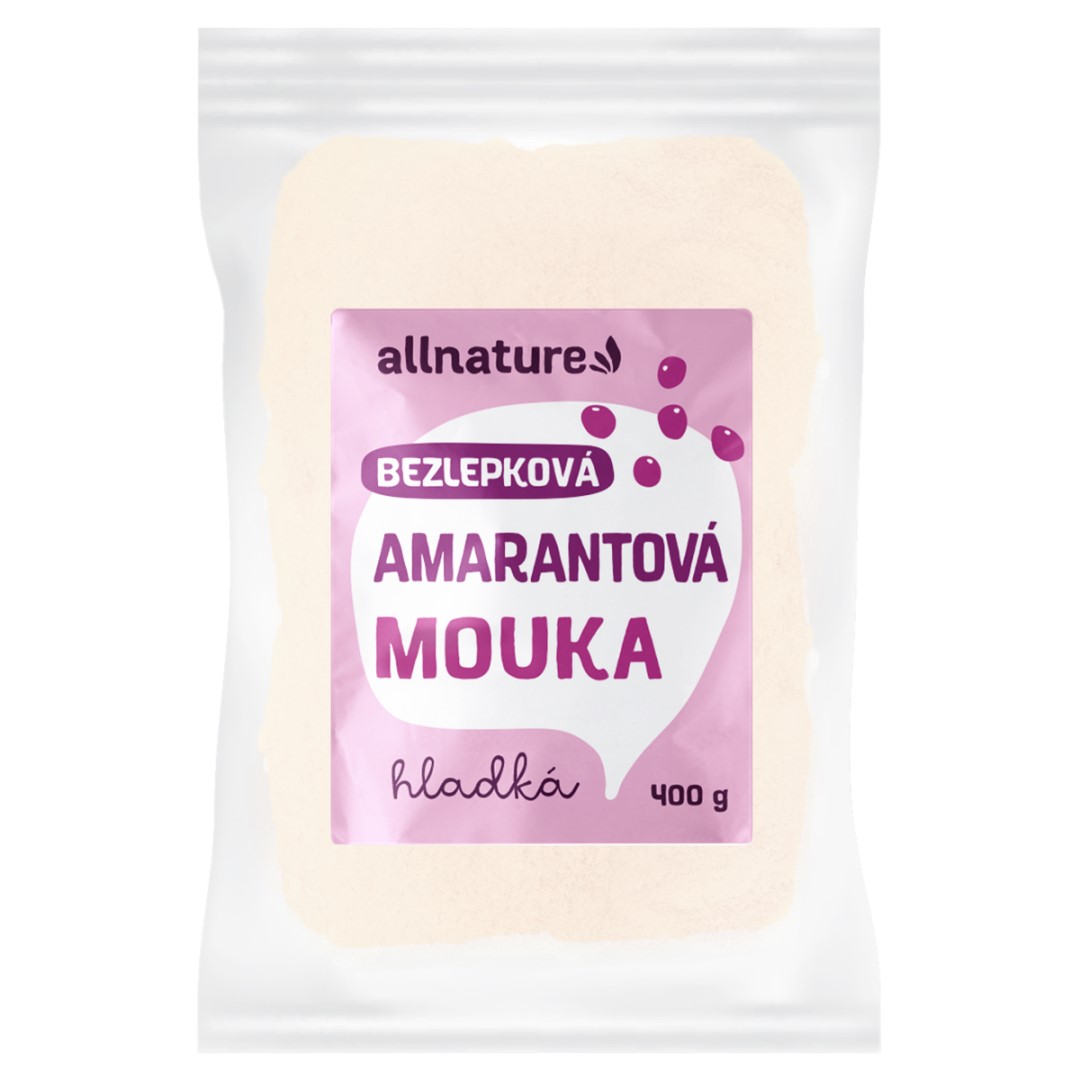 Allnature Amaranthová mouka hladká bezlepková 400 g Allnature