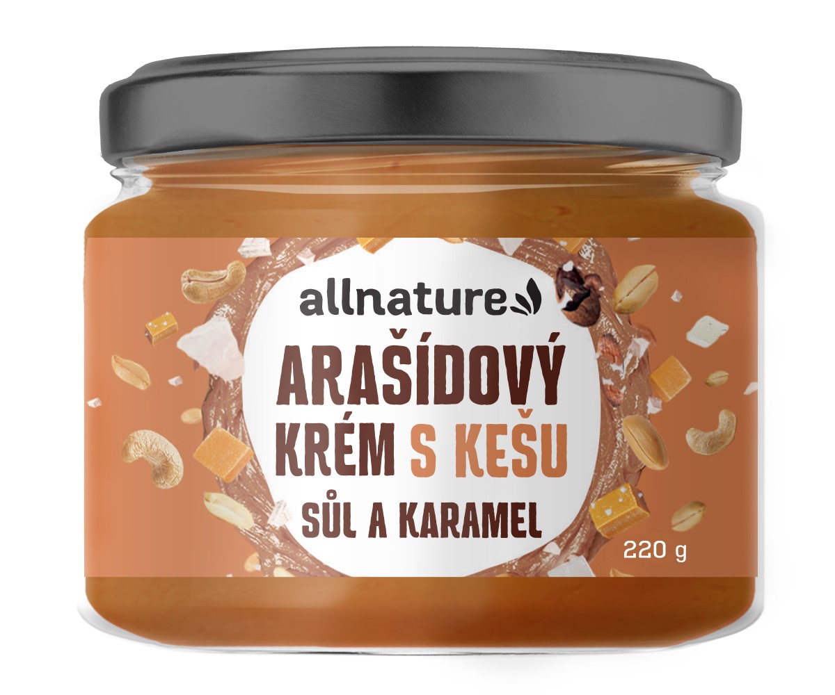 Allnature Arašídový krém s kešu