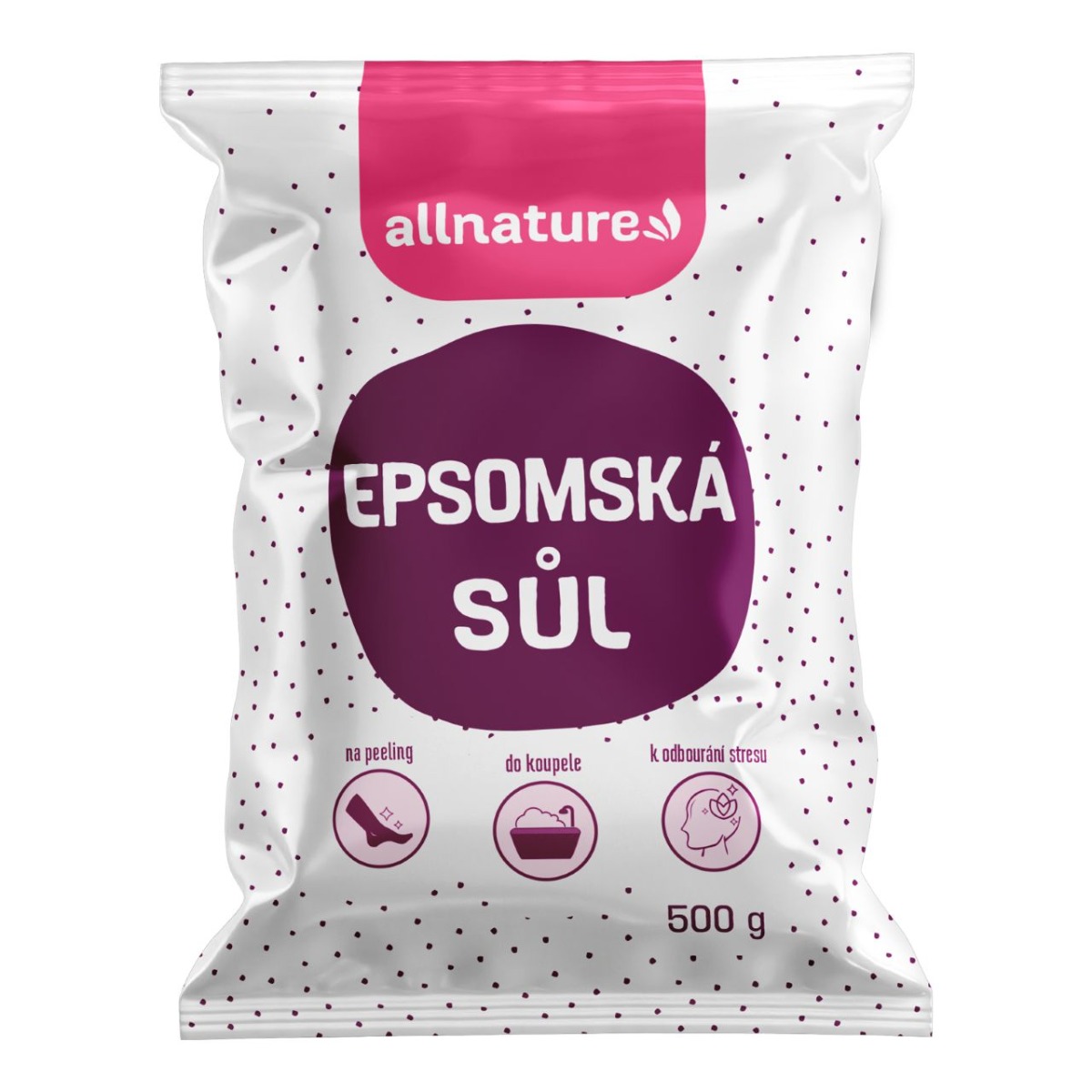 Allnature Epsomská sůl 500 g Allnature