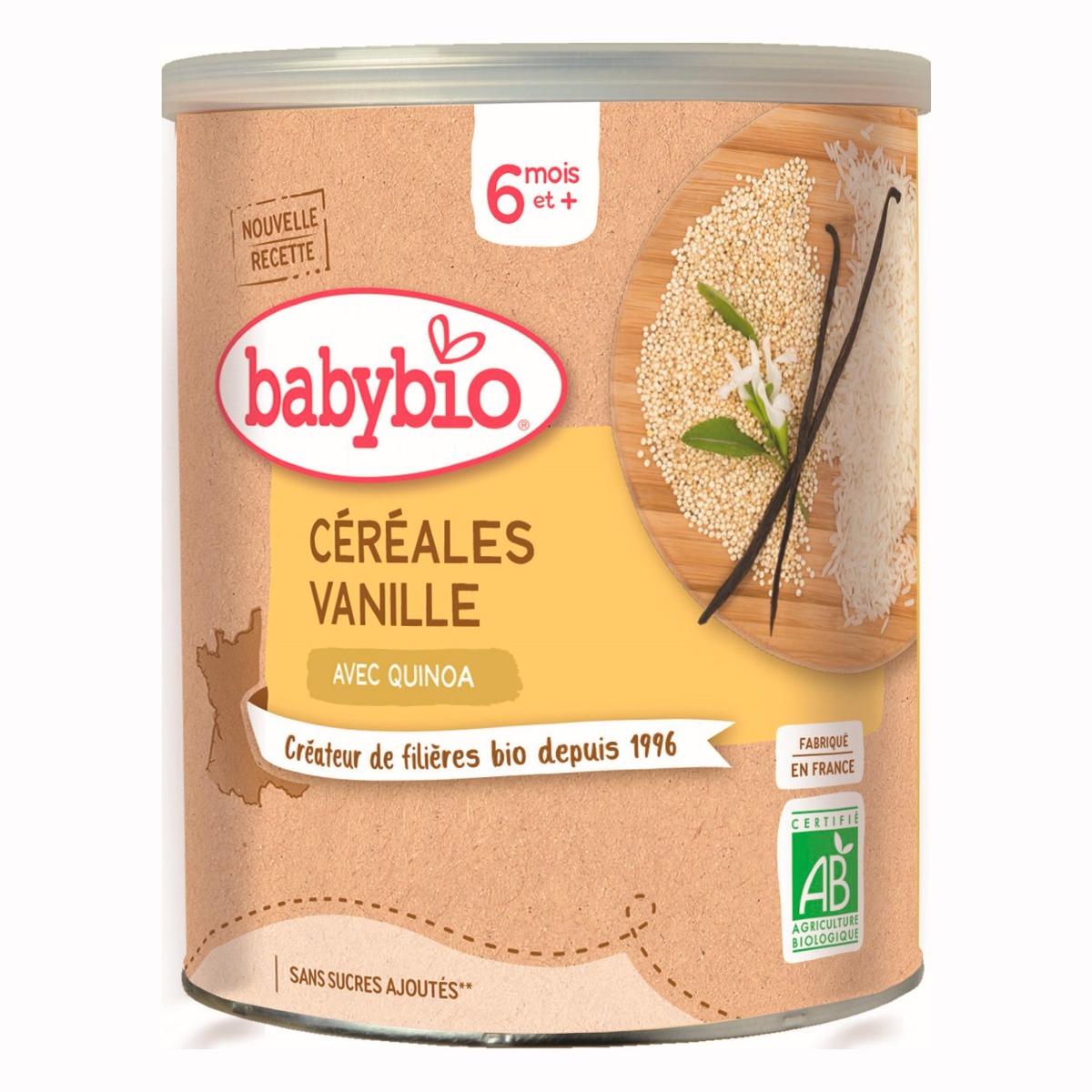 Babybio Nemléčná kaše s vanilkou 220 g Babybio