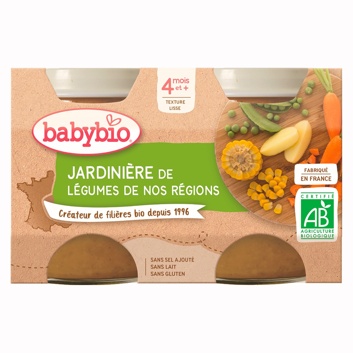 Babybio Zeleninová směs 2x130 g Babybio