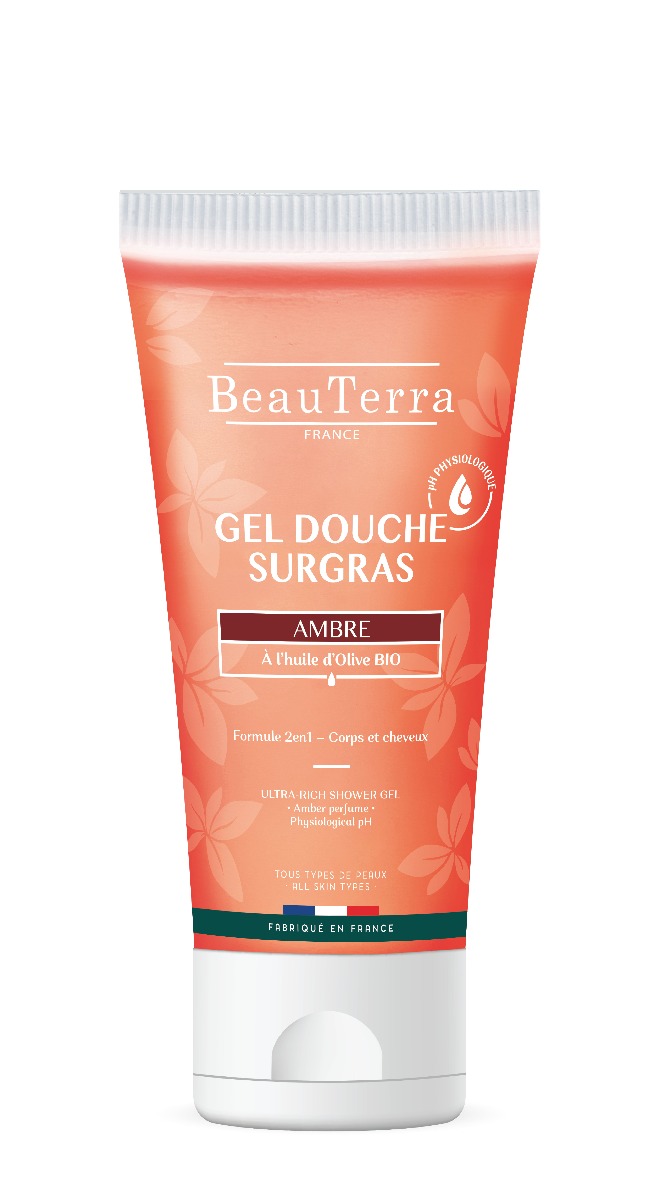 BeauTerra Sprchový gel ultra výživný Jantar 200 ml BeauTerra