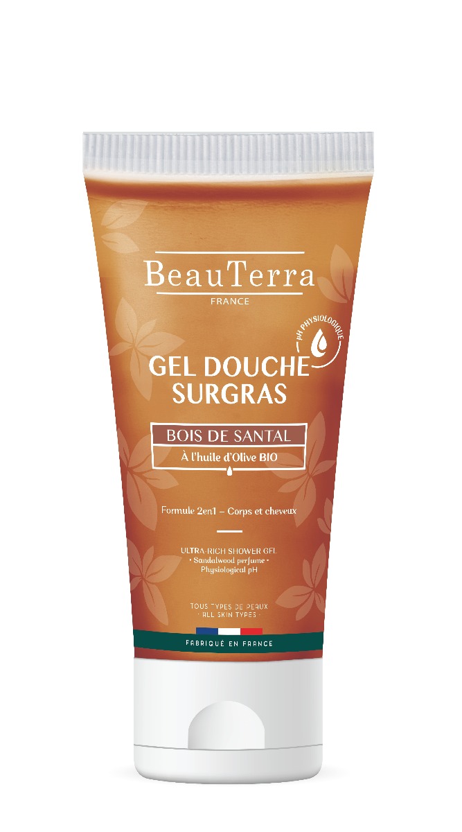 BeauTerra Sprchový gel ultra výživný Santalové dřevo 200 ml BeauTerra