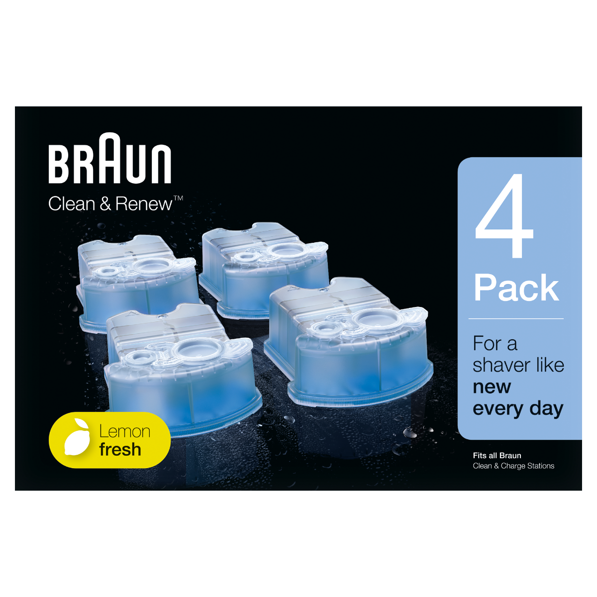 Braun Clean&Renew CCR4 náhradní náplň 4 ks Braun