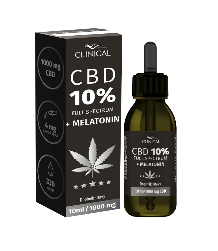 Clinical CBD 10% Full Spectrum + Melatonin 10 ml Clinical