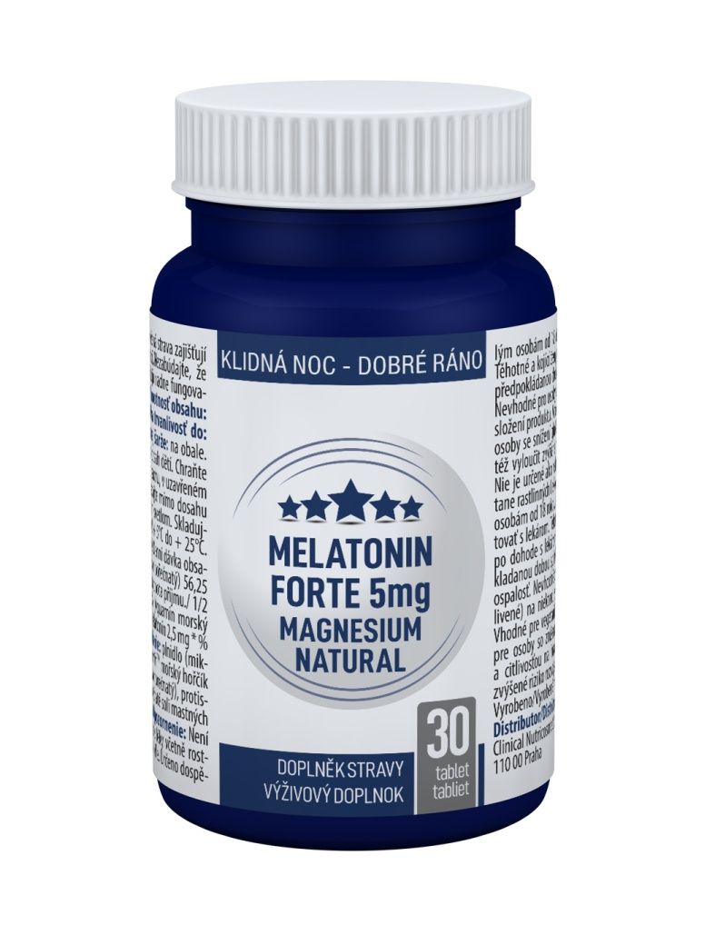 Clinical Melatonin Forte 5 mg Magnesium Natural 30 tablet Clinical