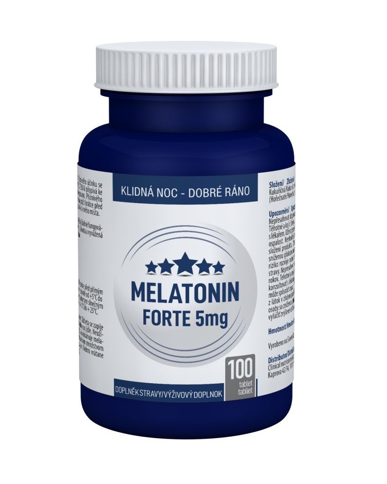 Clinical Melatonin Forte NEW 5 mg 100 tablet Clinical