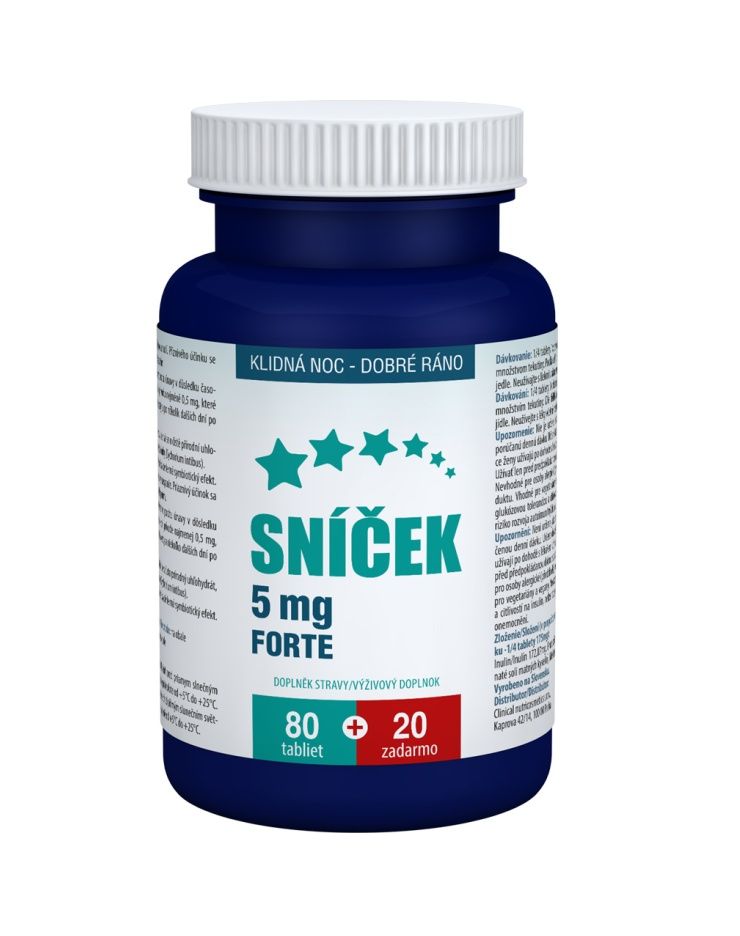 Clinical Sníček 5 mg FORTE 80+20 tablet Clinical