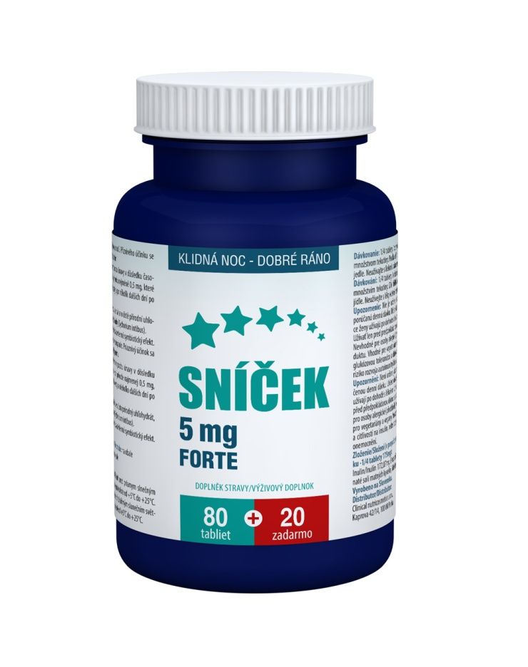 Clinical Sníček 5 mg FORTE 80+20 tablet Clinical