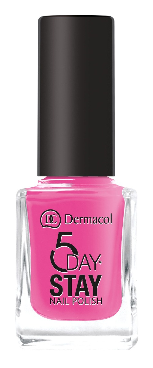 Dermacol Lak na nehty 5 Days Stay č. 35 Pink ride 11 ml Dermacol