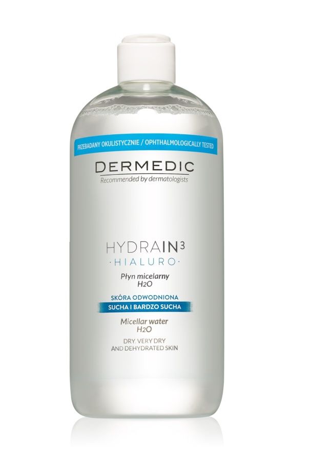 Dermedic Hydrain3 Hialuro micelární voda 500 ml Dermedic
