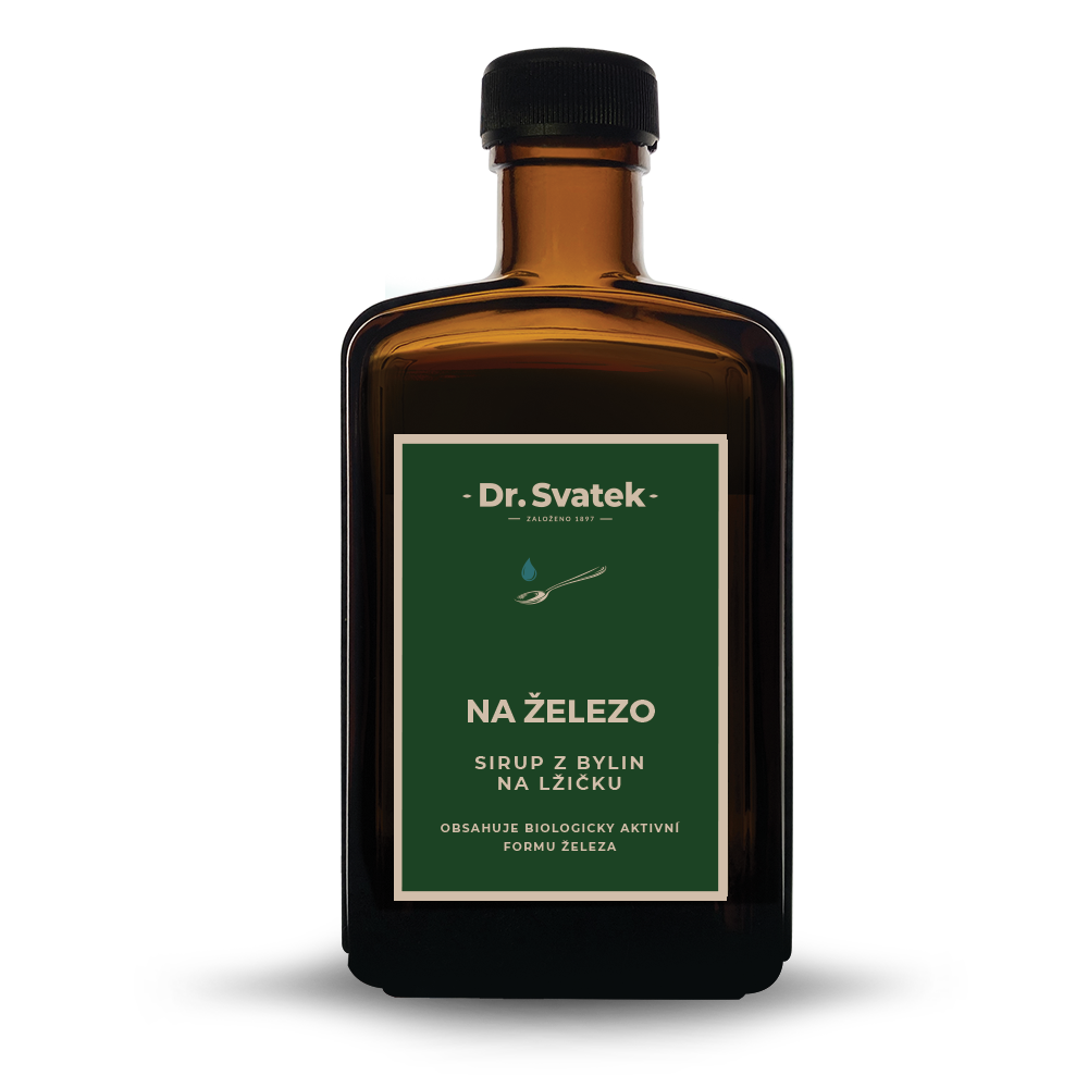 Dr. Svatek Sirup z bylin NA ŽELEZO 250 ml Dr. Svatek