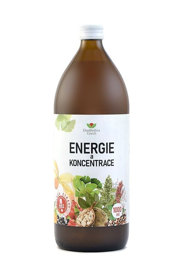 Ekomedica Energie a koncentrace 1000 ml Ekomedica