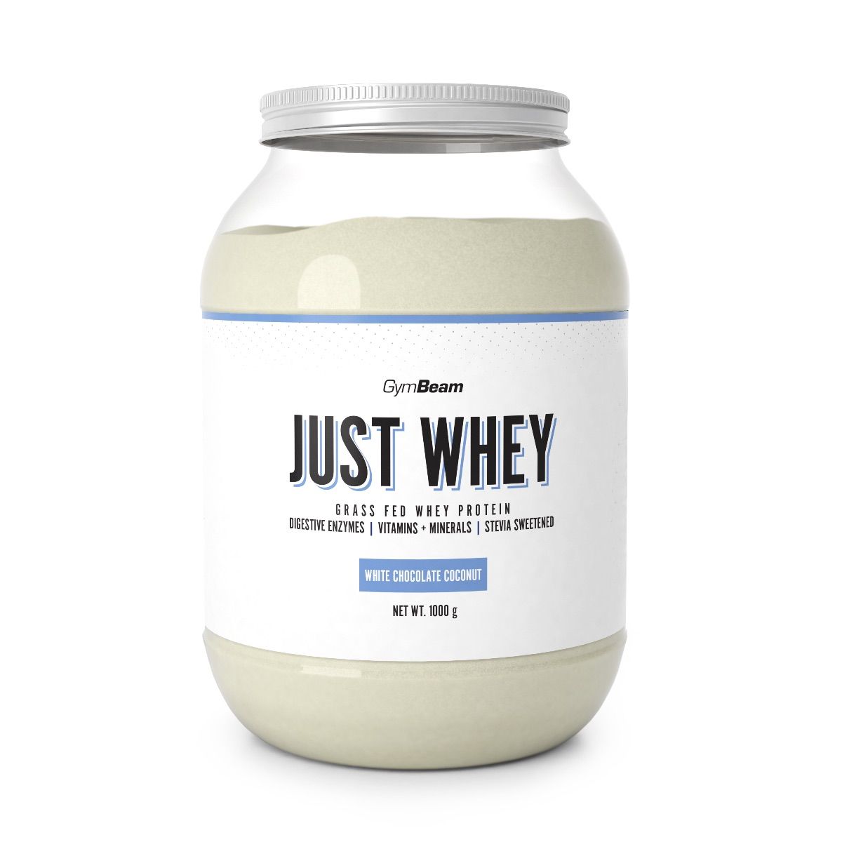 GymBeam Protein Just Whey white chocolate coconut 1000 g GymBeam