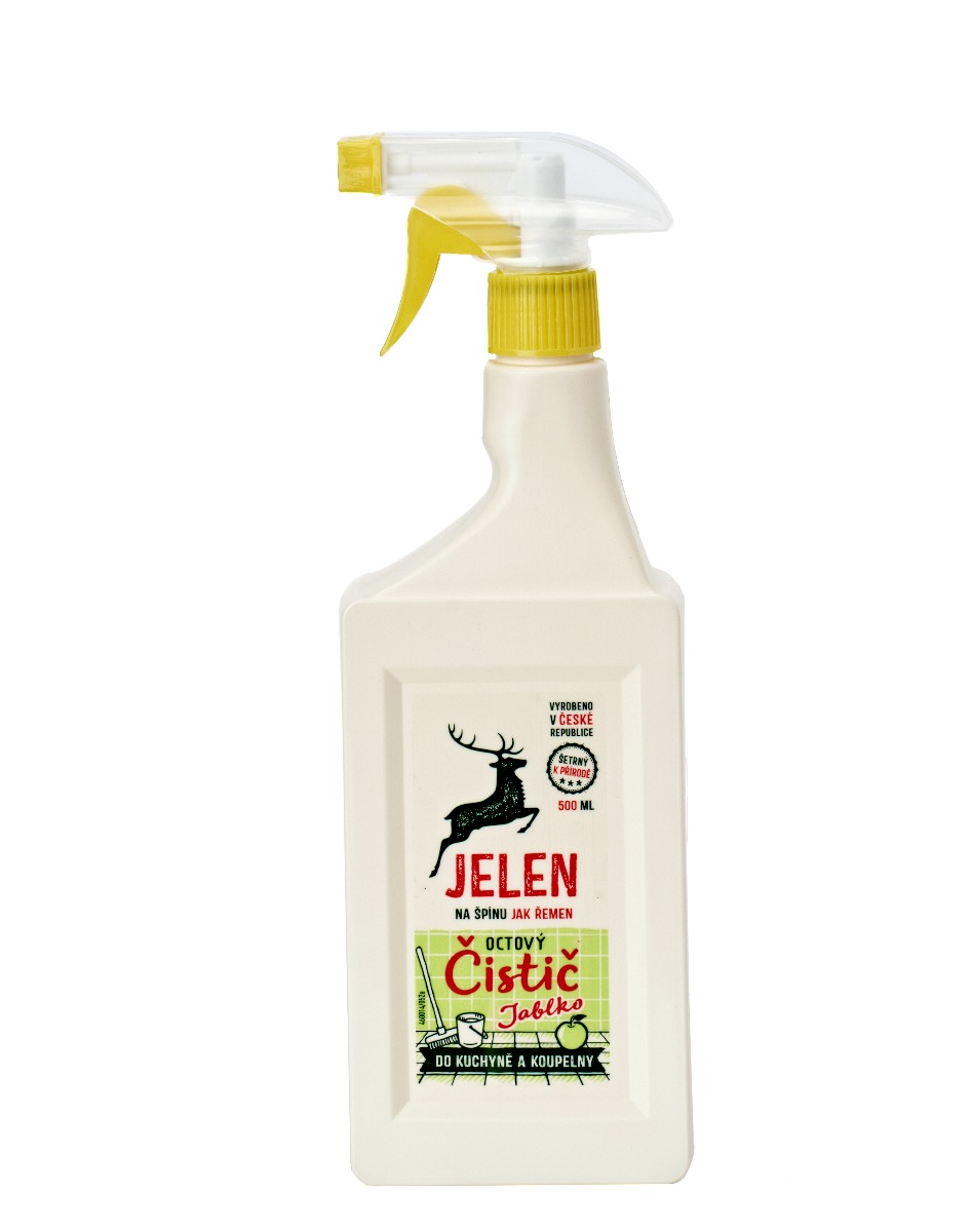 Jelen Octový čistič jablko 500 ml Jelen