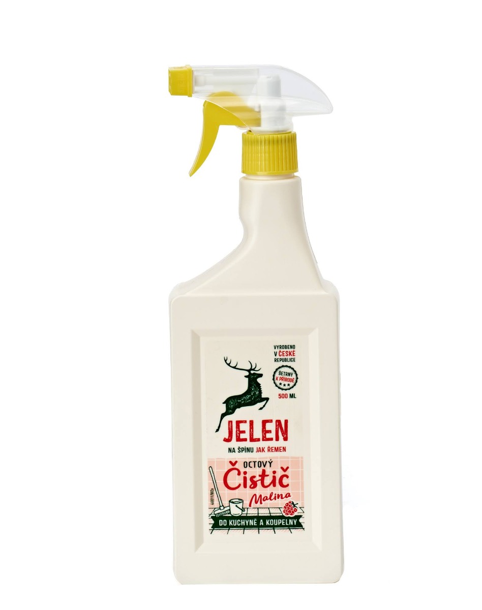 Jelen Octový čistič malina 500 ml Jelen