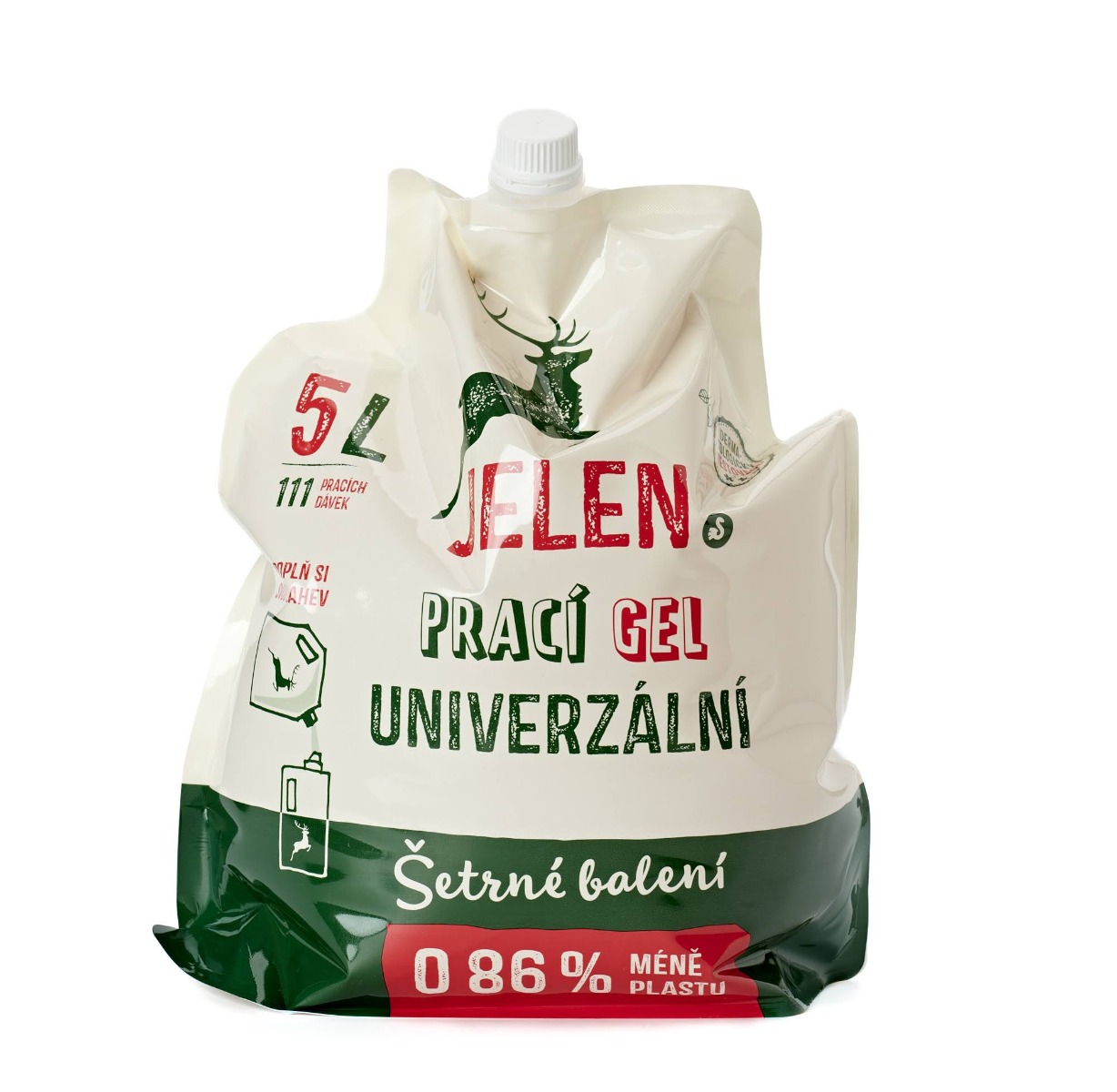 Jelen Prací gel univerzální refill 5000 ml Jelen