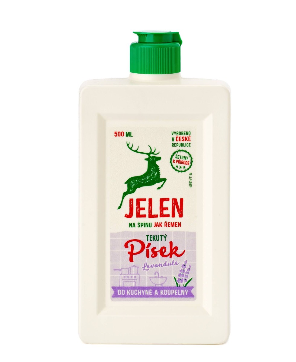 Jelen Tekutý písek levandule 500 g Jelen