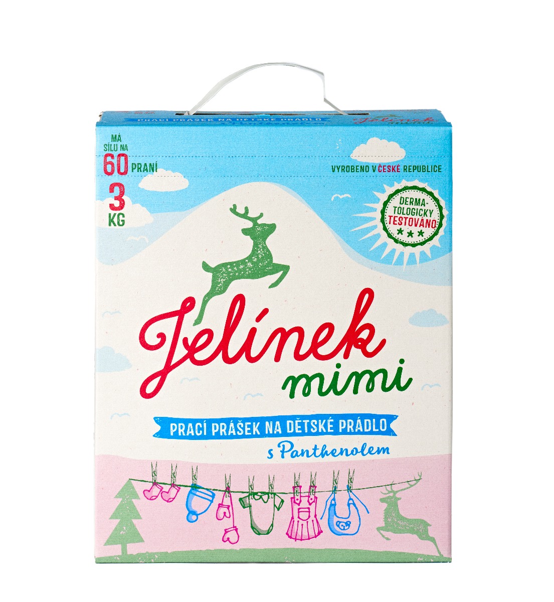 Jelínek mimi Prací prášek s panthenolem 3 kg Jelínek mimi